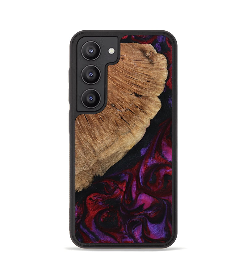 Galaxy S23 Wood Phone Case - Mustafa (Red, 801434)