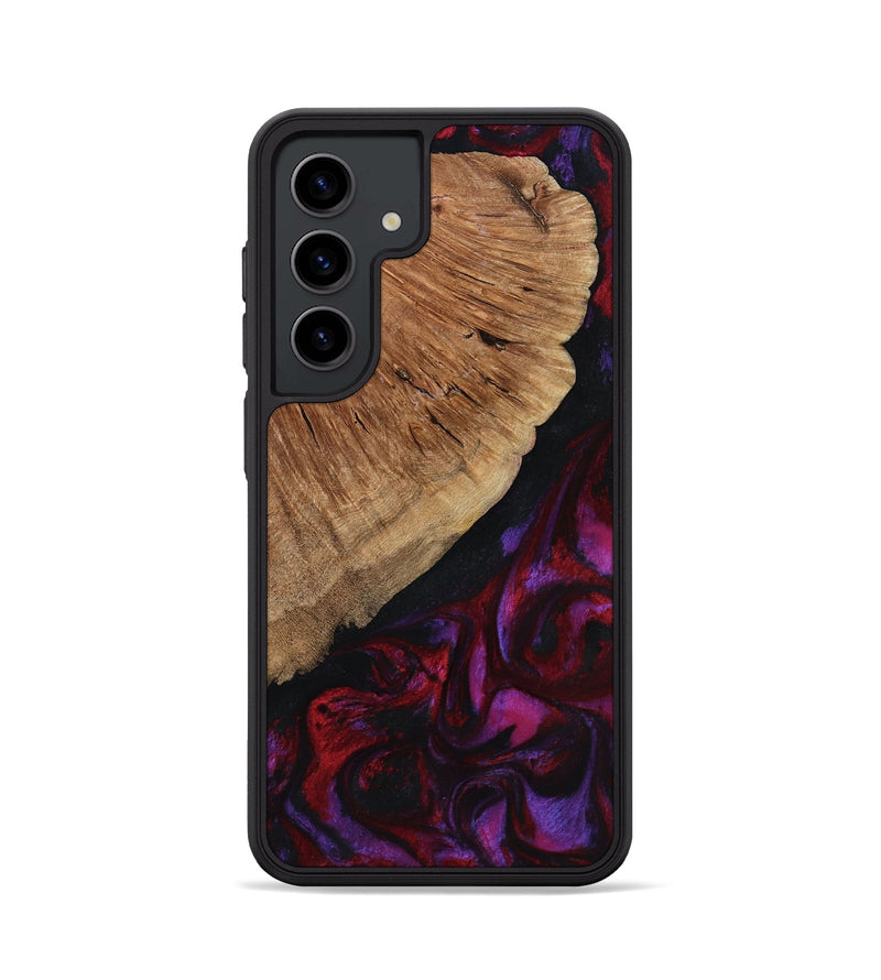 Galaxy S24 Wood Phone Case - Mustafa (Red, 801434)