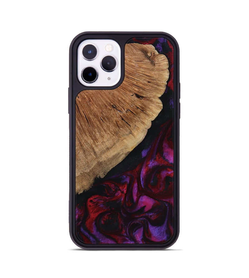 iPhone 11 Pro Wood Phone Case - Mustafa (Red, 801434)
