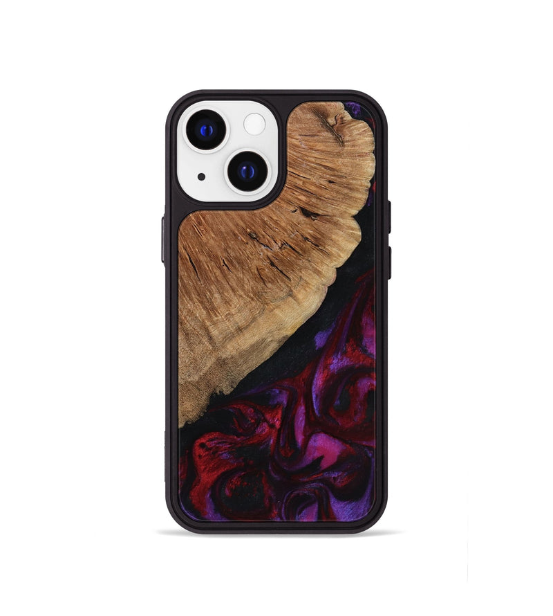 iPhone 13 mini Wood Phone Case - Mustafa (Red, 801434)