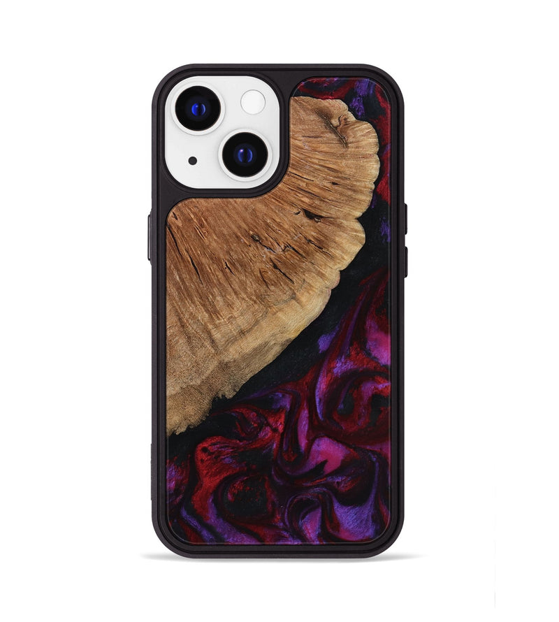iPhone 13 Wood Phone Case - Mustafa (Red, 801434)