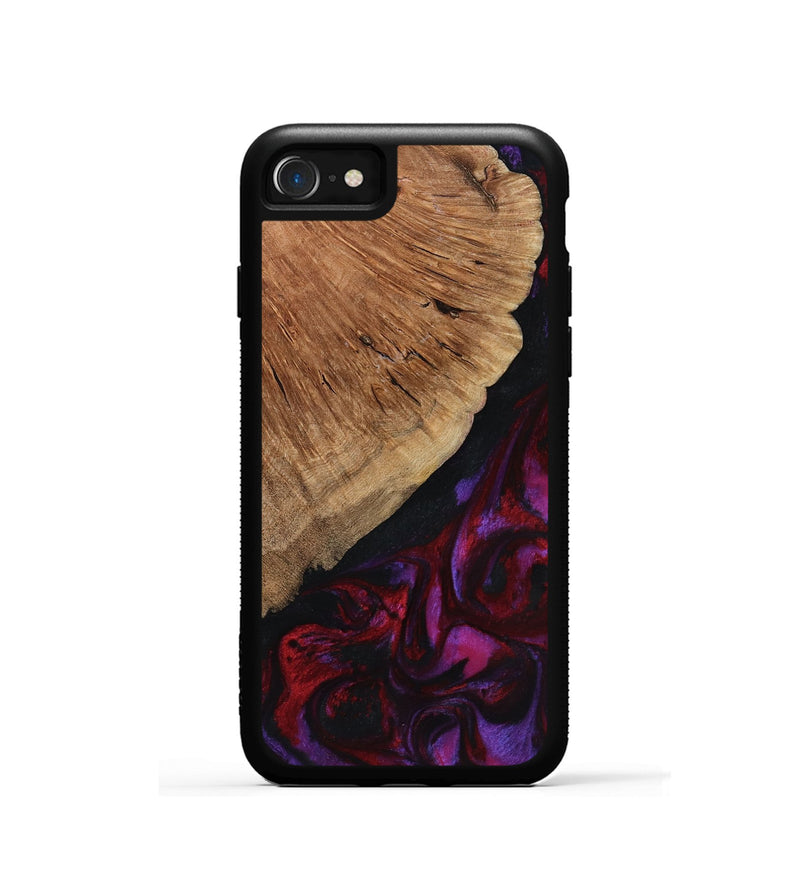 iPhone SE Wood Phone Case - Mustafa (Red, 801434)