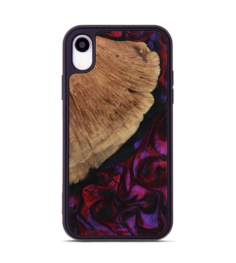 iPhone Xr Wood Phone Case - Mustafa (Red, 801434)