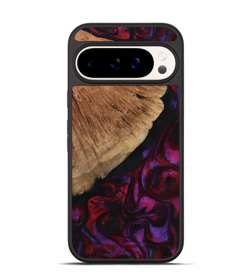Pixel 9 Pro Wood Phone Case - Mustafa (Red, 801434)
