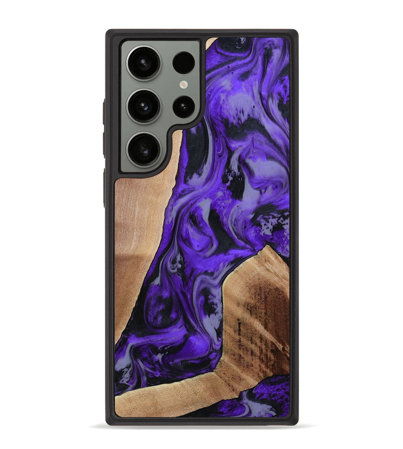 Galaxy S23 Ultra Wood Phone Case - Reilly (Purple, 801437)