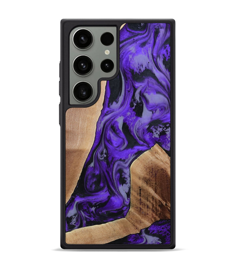 Galaxy S24 Ultra Wood Phone Case - Reilly (Purple, 801437)