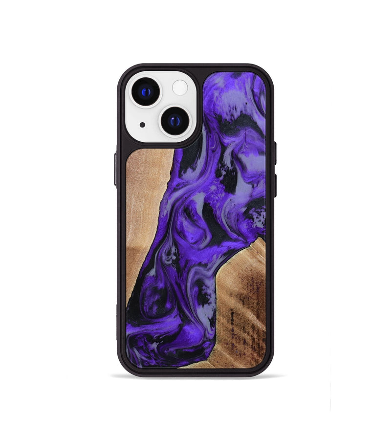 iPhone 13 mini Wood Phone Case - Reilly (Purple, 801437)
