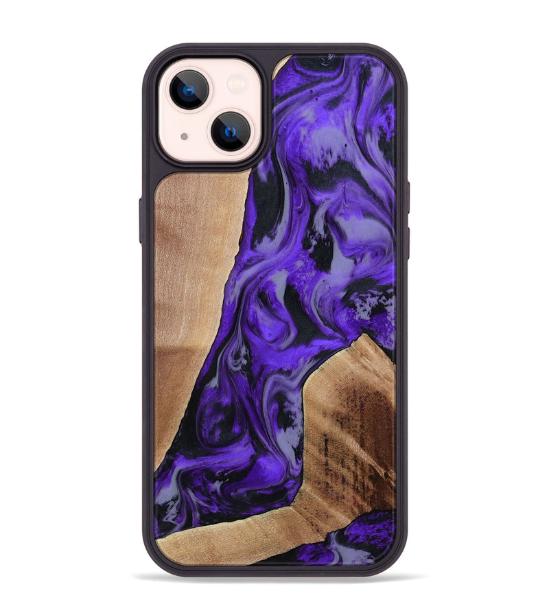 iPhone 14 Plus Wood Phone Case - Reilly (Purple, 801437)
