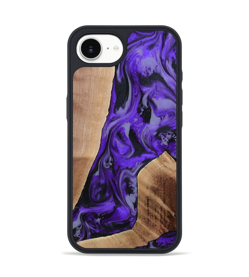 iPhone 16e Wood Phone Case - Reilly (Purple, 801437)