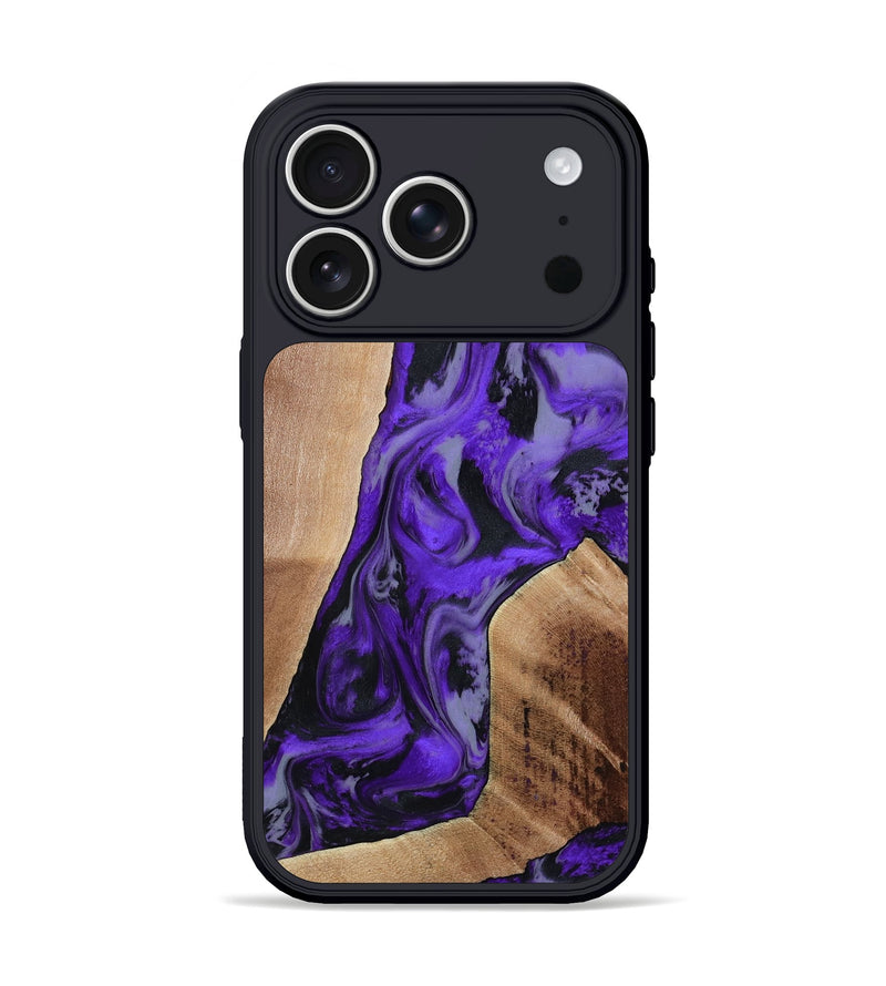 iPhone 17 Pro Wood Phone Case - Reilly (Purple, 801437)