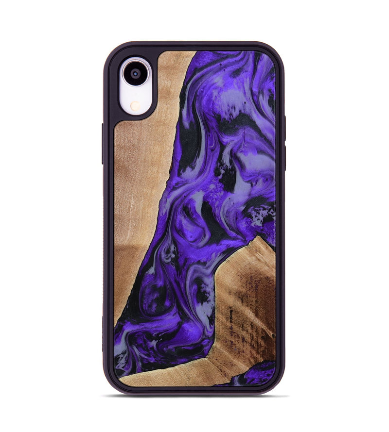 iPhone Xr Wood Phone Case - Reilly (Purple, 801437)