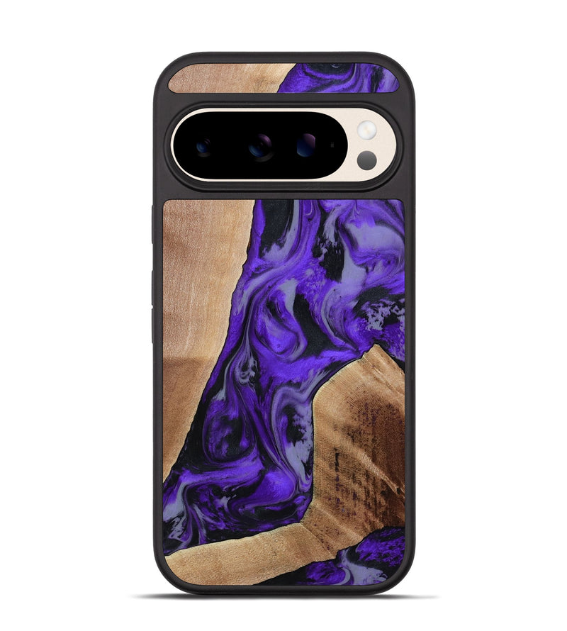 Pixel 10 Wood Phone Case - Reilly (Purple, 801437)