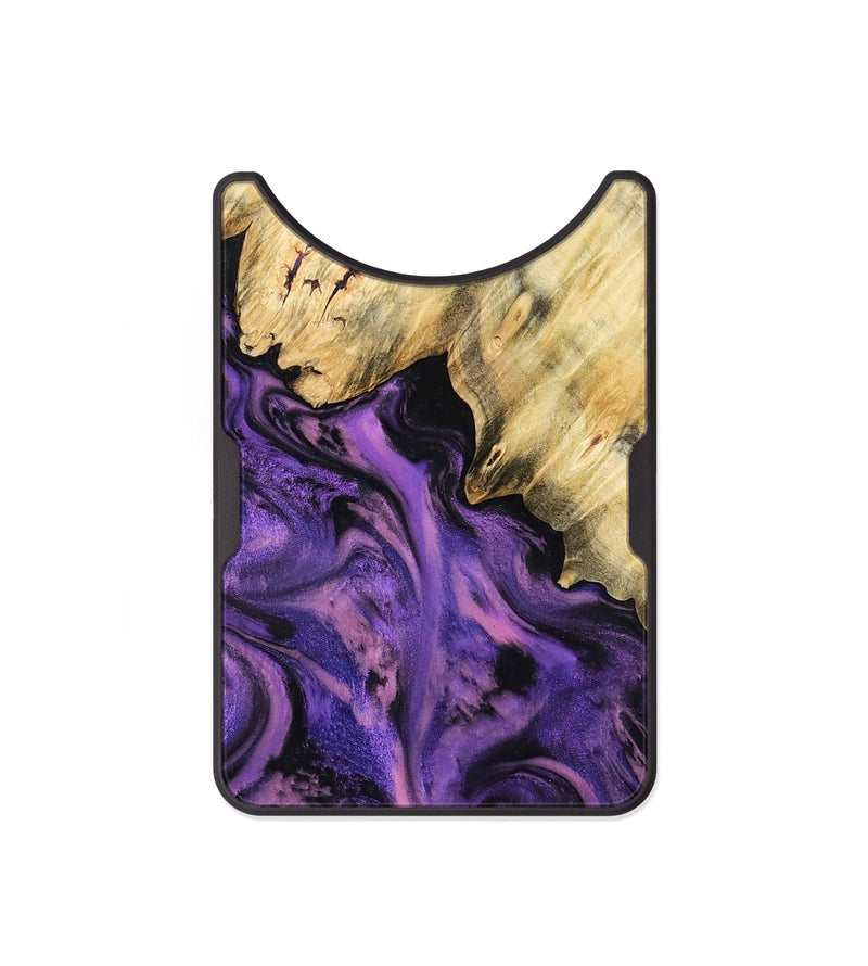 Alloy Wood Wallet - Maryjo (Purple, 801438)