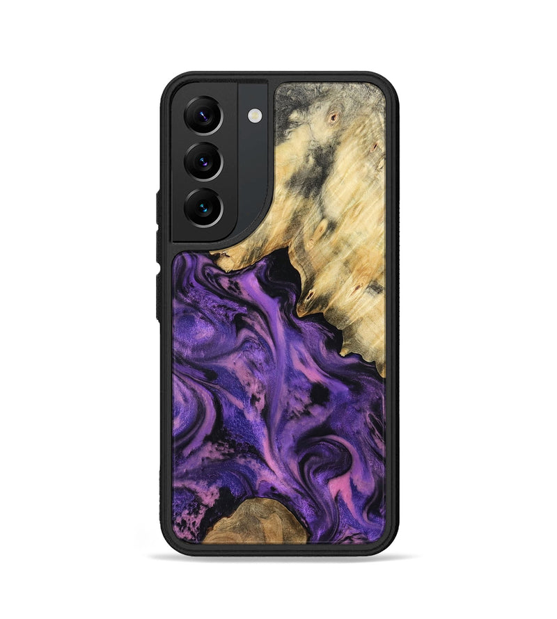 Galaxy S22 Wood Phone Case - Maryjo (Purple, 801438)