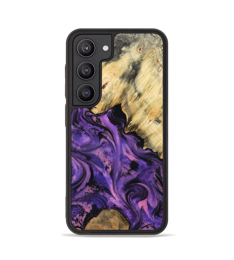 Galaxy S23 Wood Phone Case - Maryjo (Purple, 801438)