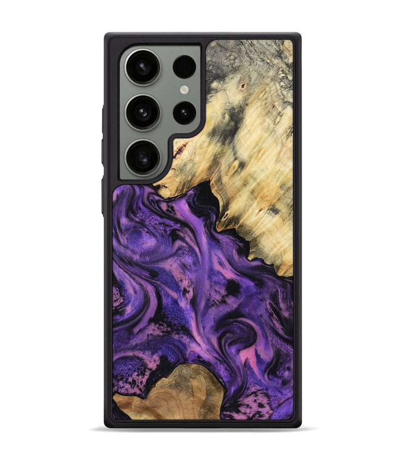 Galaxy S24 Ultra Wood Phone Case - Maryjo (Purple, 801438)