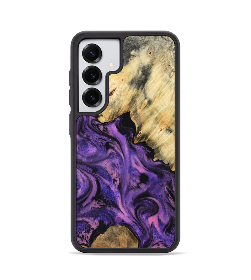 Galaxy S25 Wood Phone Case - Maryjo (Purple, 801438)