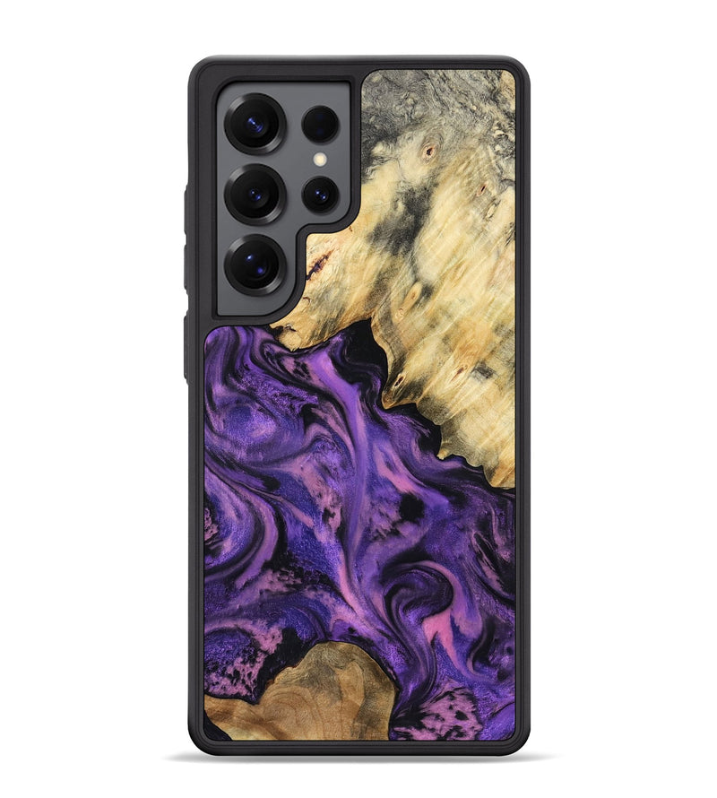 Galaxy S25 Ultra Wood Phone Case - Maryjo (Purple, 801438)