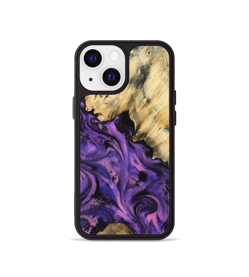 iPhone 13 mini Wood Phone Case - Maryjo (Purple, 801438)