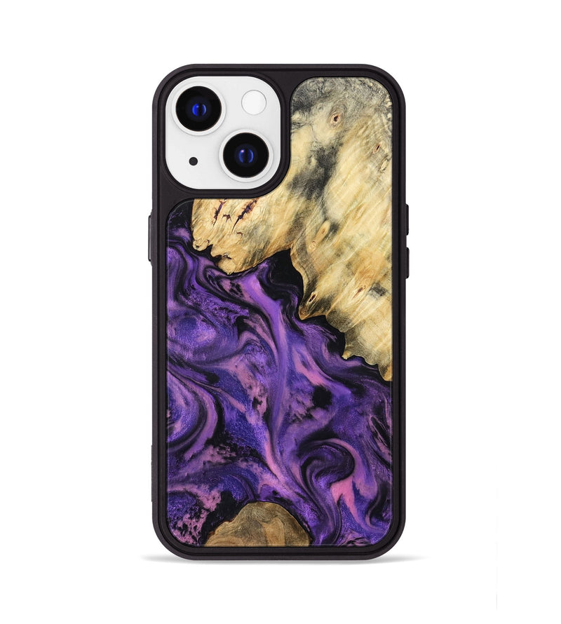 iPhone 13 Wood Phone Case - Maryjo (Purple, 801438)