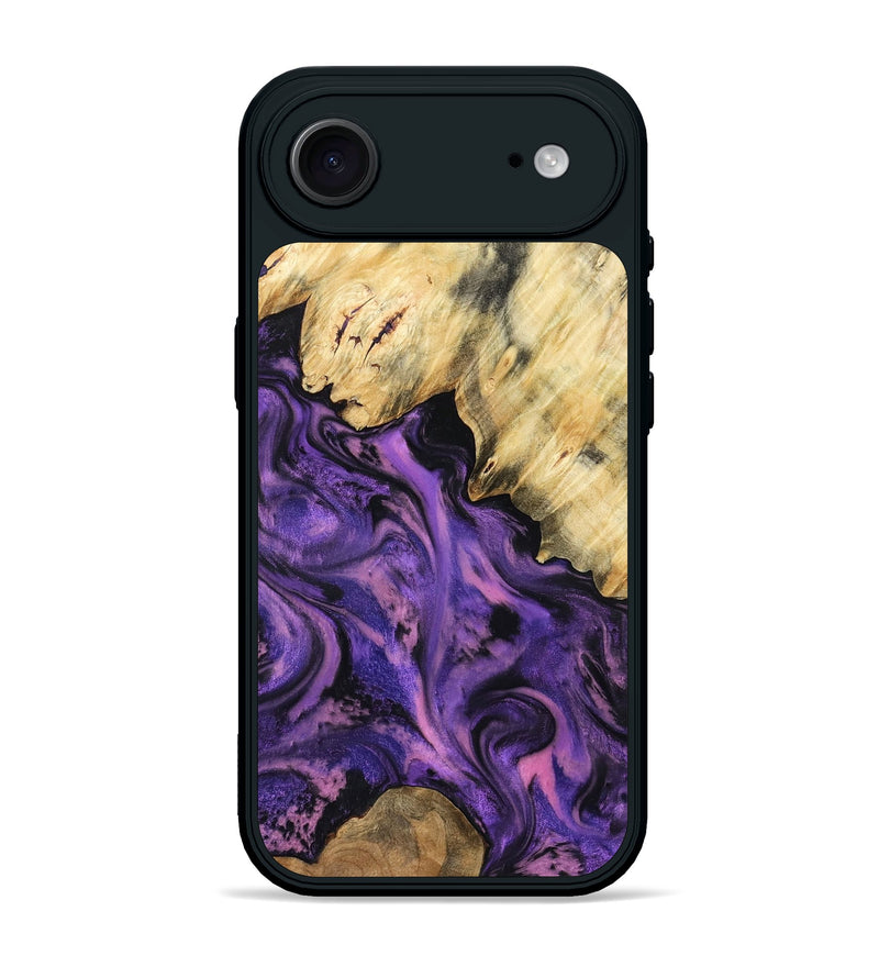 iPhone 17 Air Wood Phone Case - Maryjo (Purple, 801438)