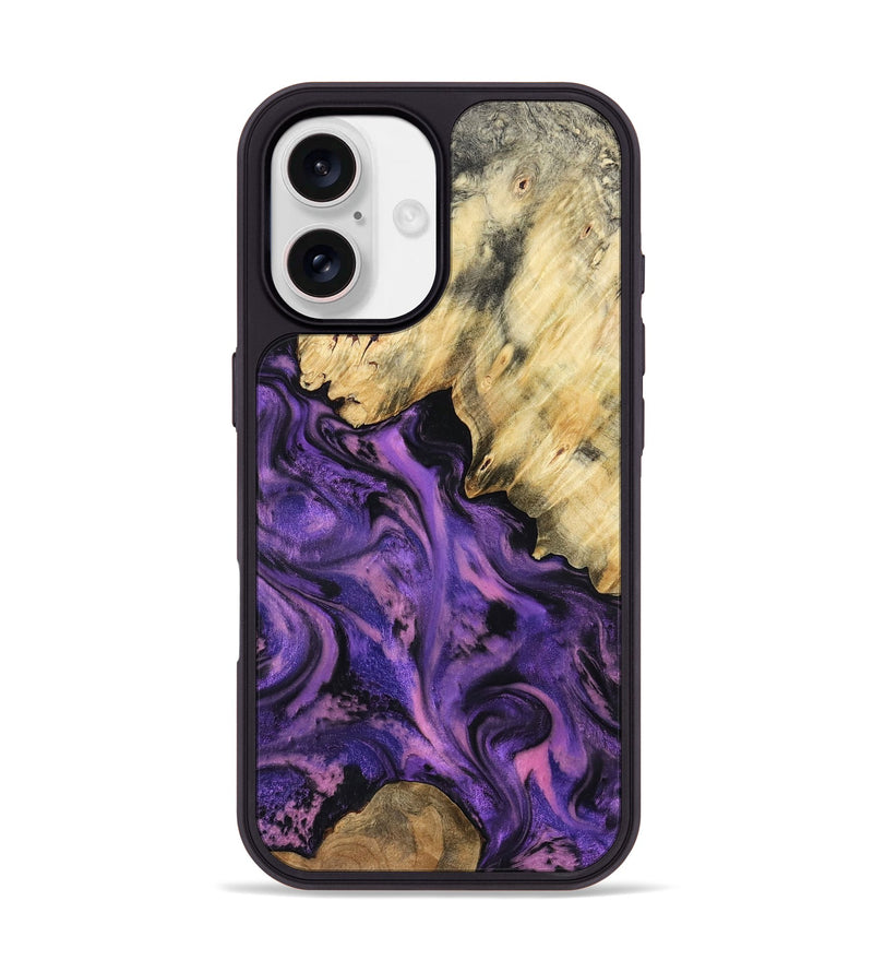 iPhone 17 Wood Phone Case - Maryjo (Purple, 801438)