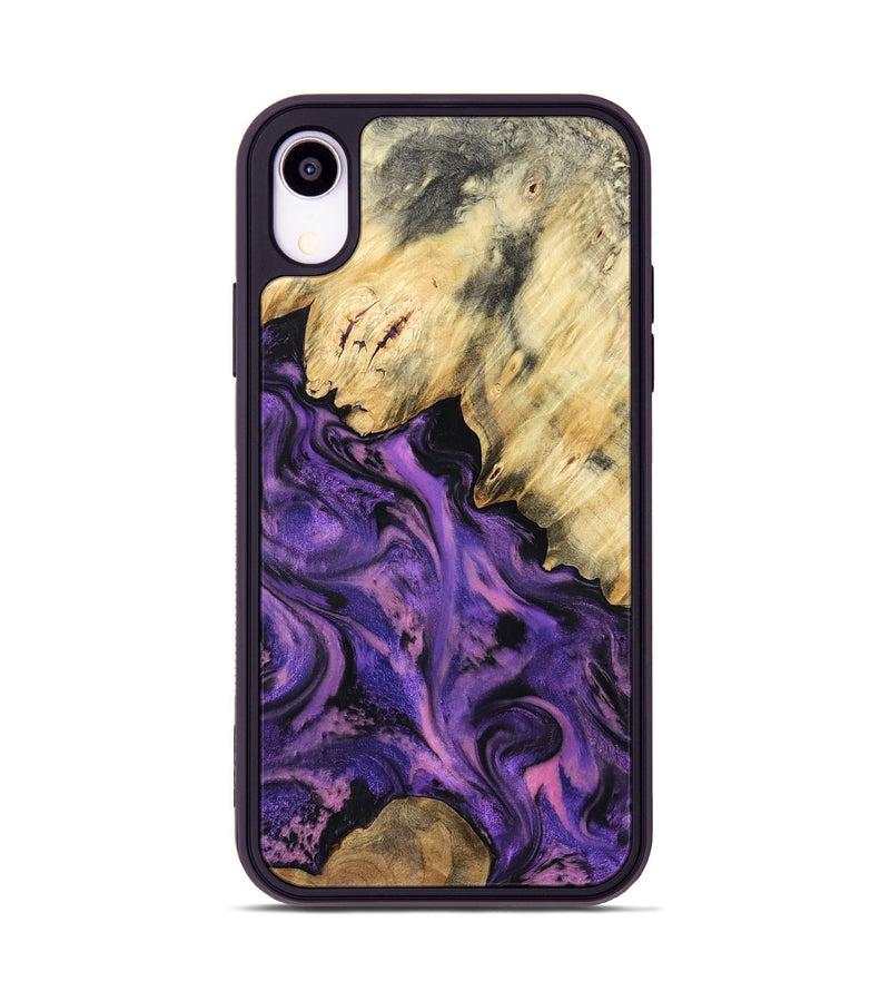 iPhone Xr Wood Phone Case - Maryjo (Purple, 801438)