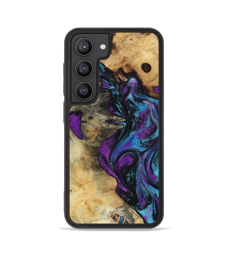 Galaxy S23 Wood Phone Case - Kashton (Purple, 801439)