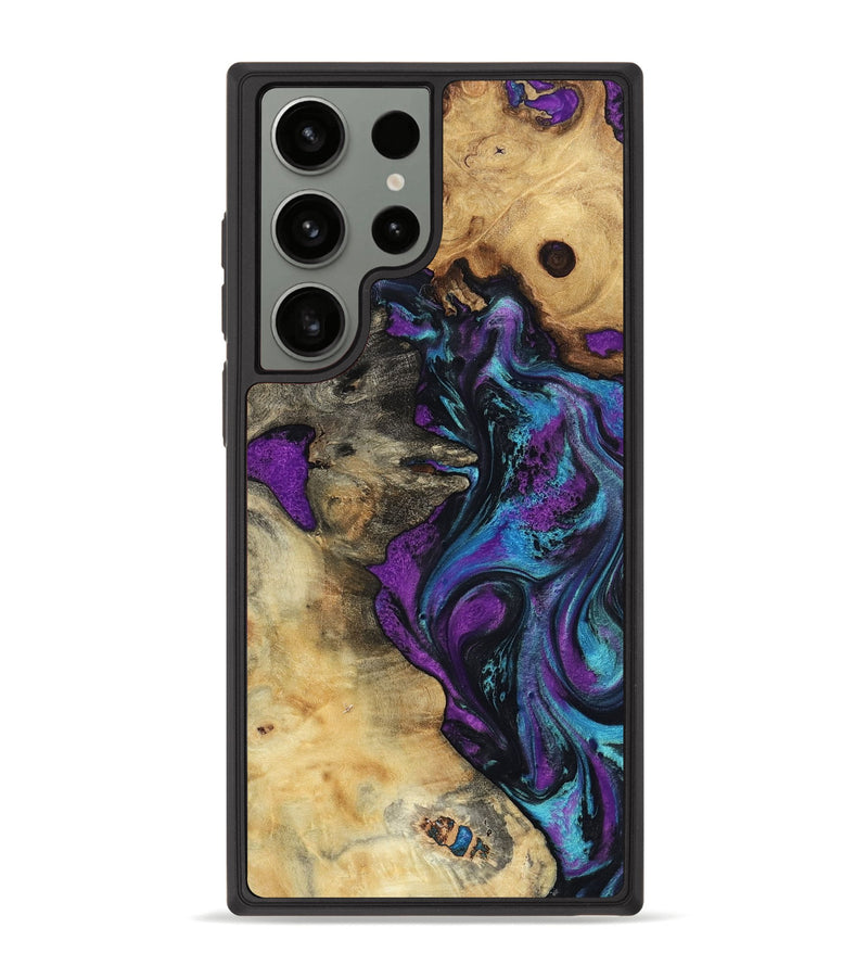Galaxy S23 Ultra Wood Phone Case - Kashton (Purple, 801439)
