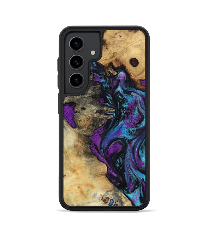 Galaxy S24 Wood Phone Case - Kashton (Purple, 801439)