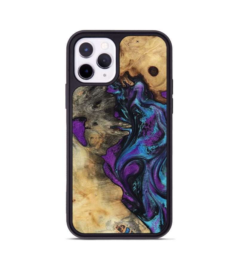 iPhone 11 Pro Wood Phone Case - Kashton (Purple, 801439)
