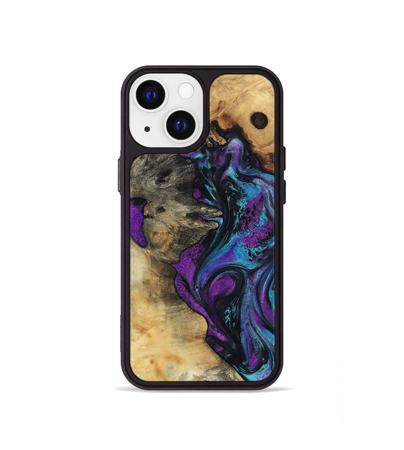 iPhone 13 mini Wood Phone Case - Kashton (Purple, 801439)