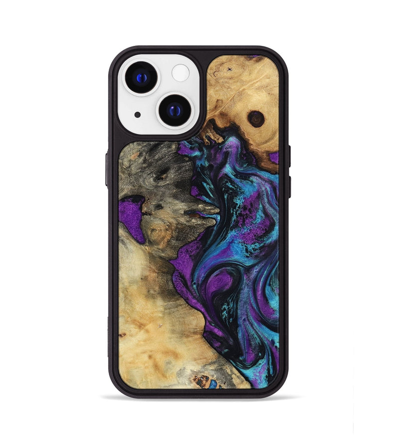 iPhone 13 Wood Phone Case - Kashton (Purple, 801439)