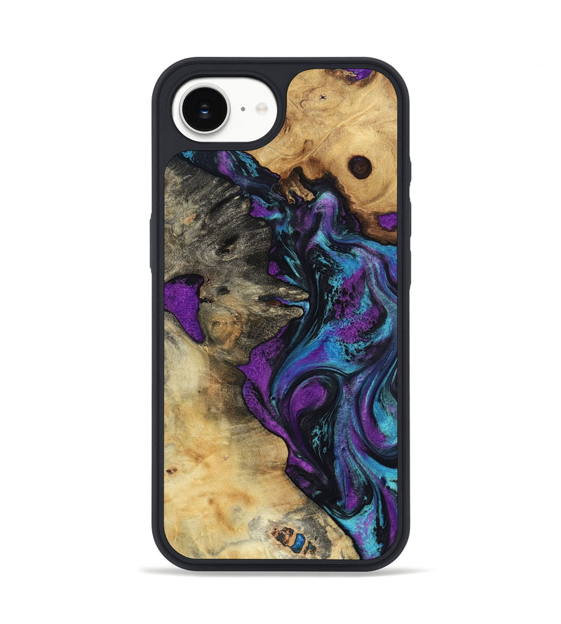 iPhone 16e Wood Phone Case - Kashton (Purple, 801439)