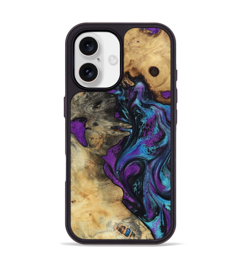 iPhone 17 Wood Phone Case - Kashton (Purple, 801439)