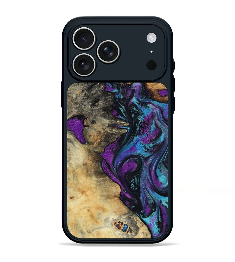 iPhone 17 Pro Max Wood Phone Case - Kashton (Purple, 801439)