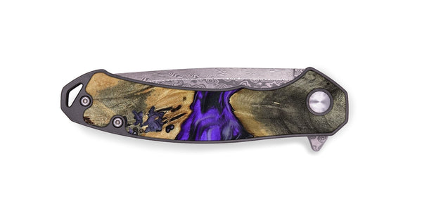 EDC Wood Pocket Knife - Shad (Purple, 801440)