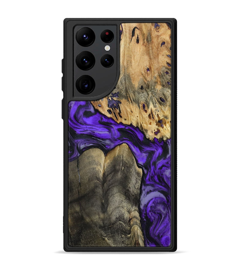 Galaxy S22 Ultra Wood Phone Case - Shad (Purple, 801440)