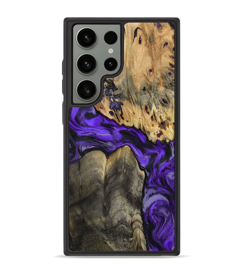 Galaxy S23 Ultra Wood Phone Case - Shad (Purple, 801440)