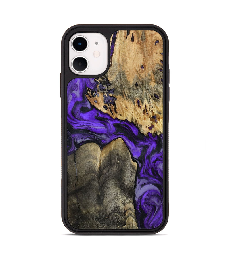 iPhone 11 Wood Phone Case - Shad (Purple, 801440)