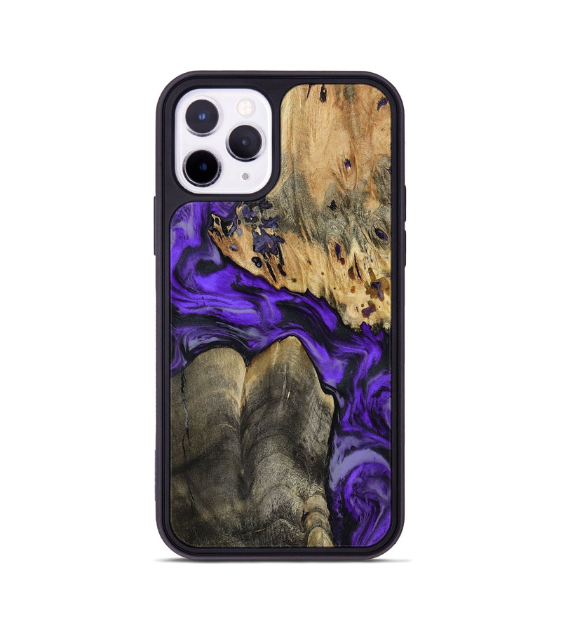 iPhone 11 Pro Wood Phone Case - Shad (Purple, 801440)