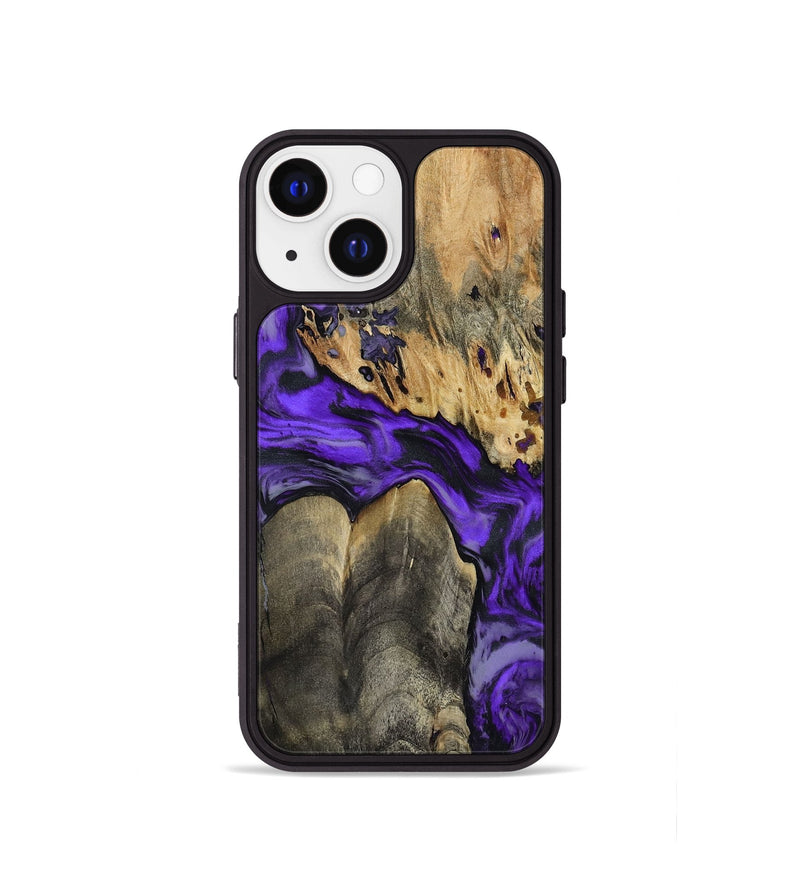 iPhone 13 mini Wood Phone Case - Shad (Purple, 801440)