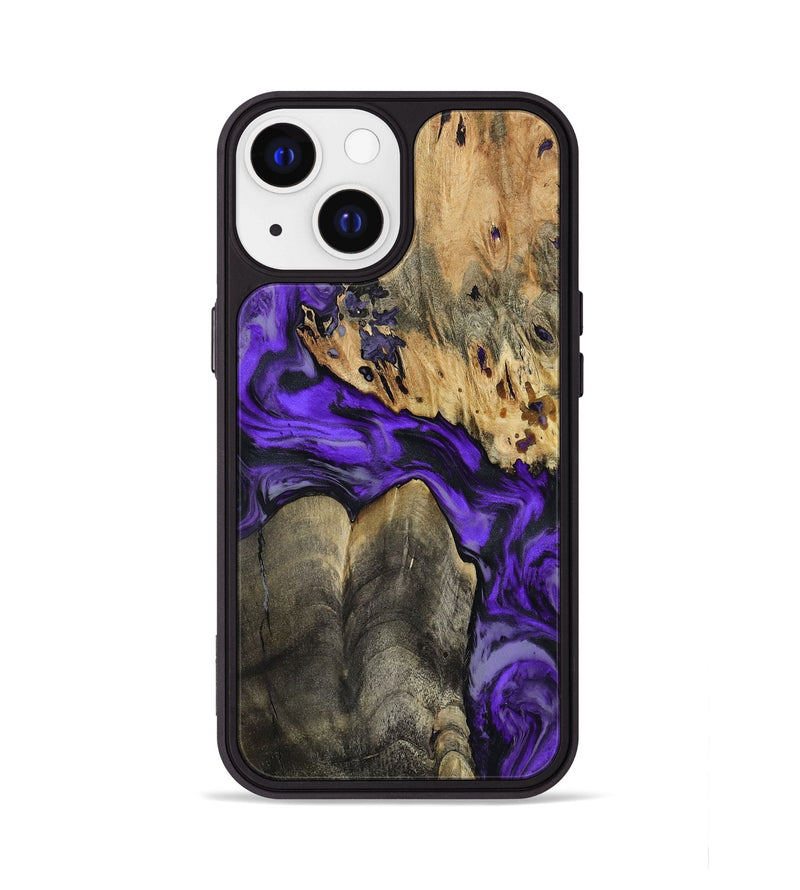 iPhone 13 Wood Phone Case - Shad (Purple, 801440)