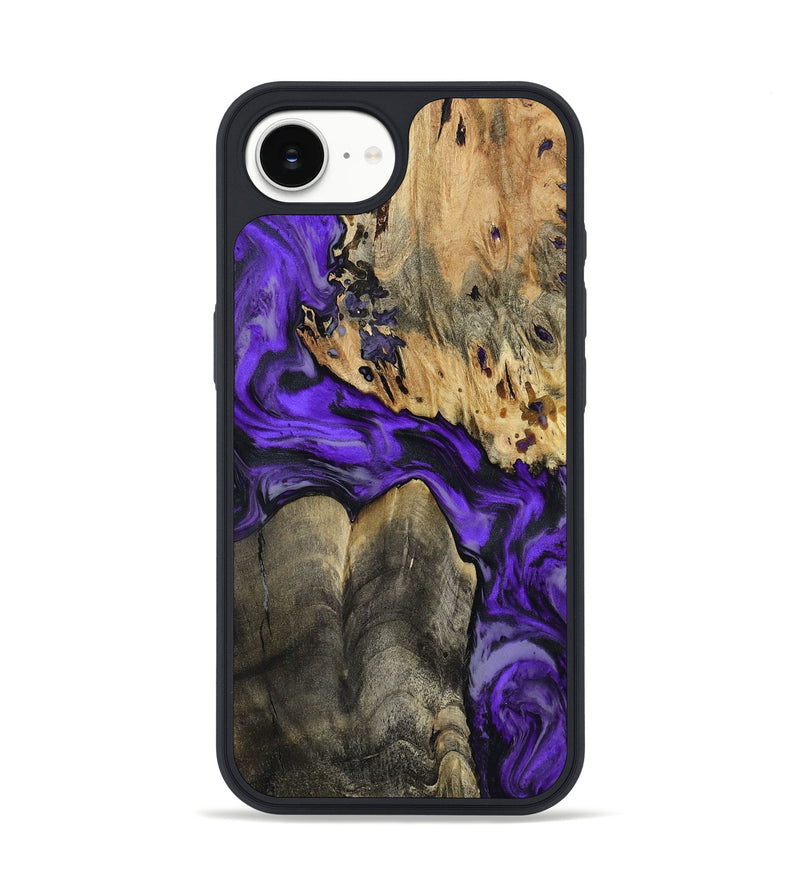 iPhone 16e Wood Phone Case - Shad (Purple, 801440)