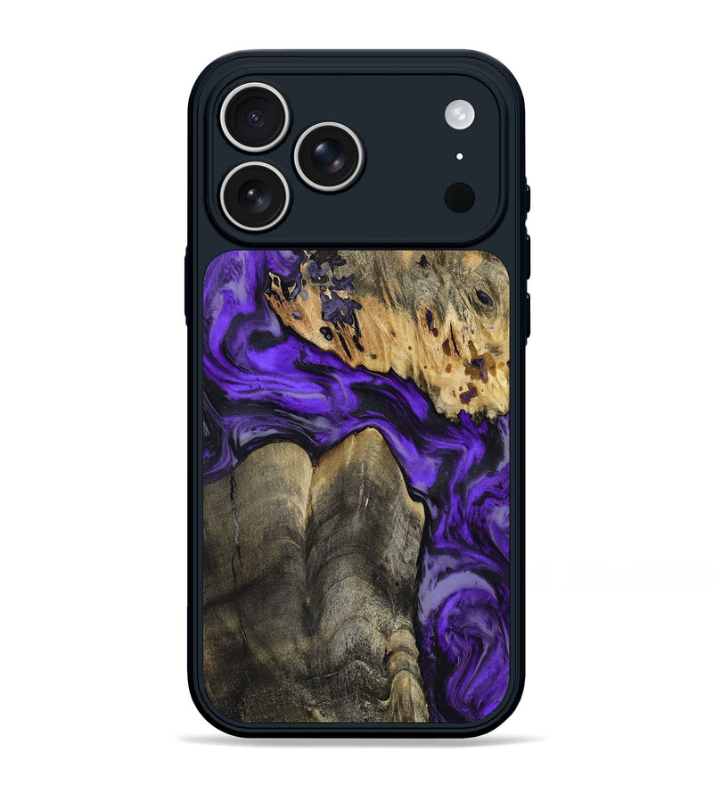 iPhone 17 Pro Max Wood Phone Case - Shad (Purple, 801440)