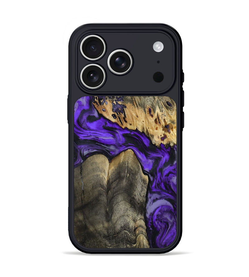 iPhone 17 Pro Wood Phone Case - Shad (Purple, 801440)