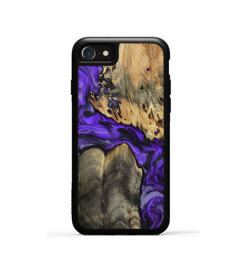 iPhone SE Wood Phone Case - Shad (Purple, 801440)