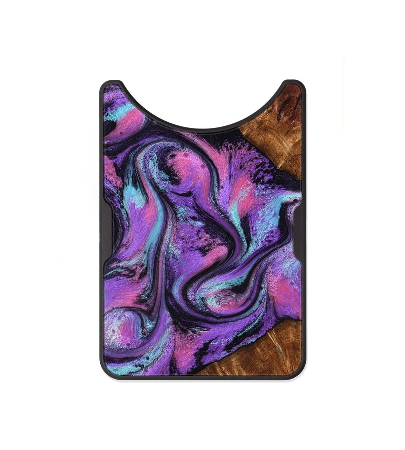 Alloy Wood Wallet - Ella (Purple, 801441)