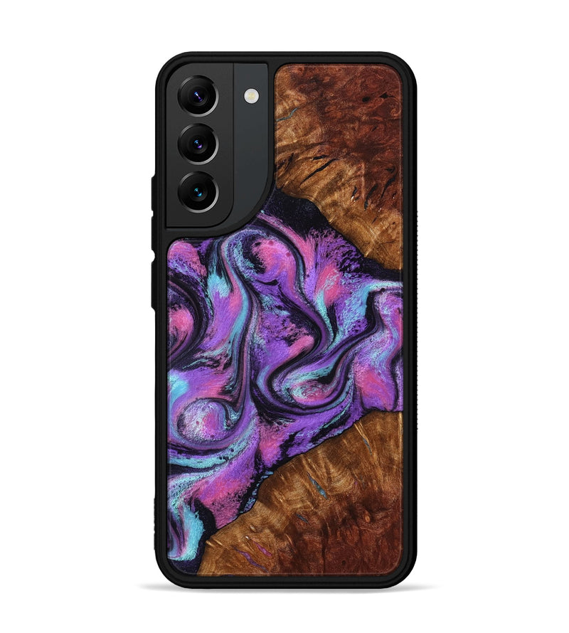 Galaxy S22 Plus Wood Phone Case - Ella (Purple, 801441)