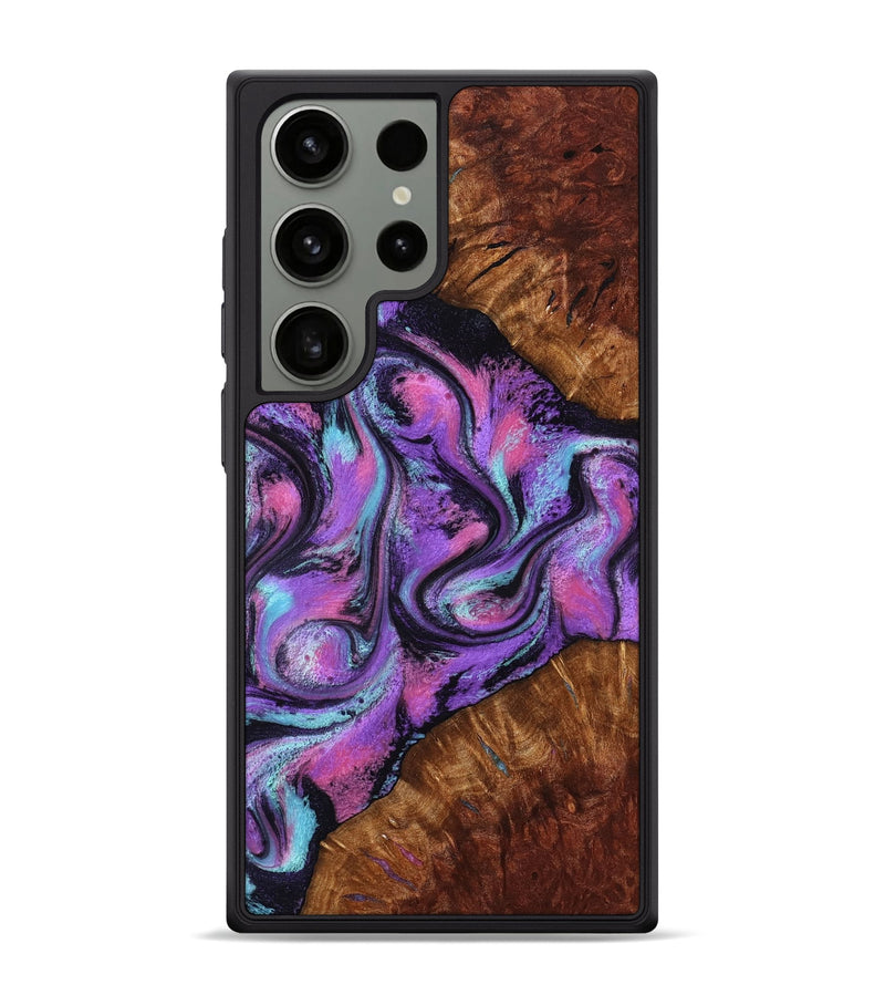 Galaxy S24 Ultra Wood Phone Case - Ella (Purple, 801441)